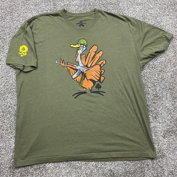 Zero Foxtrot shirt 3xl ZF Turkey AK47 Army Green Graphic Print Tshit - Picture 1 of 9